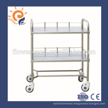 CE ISO certification stainless steel instrument medical cart